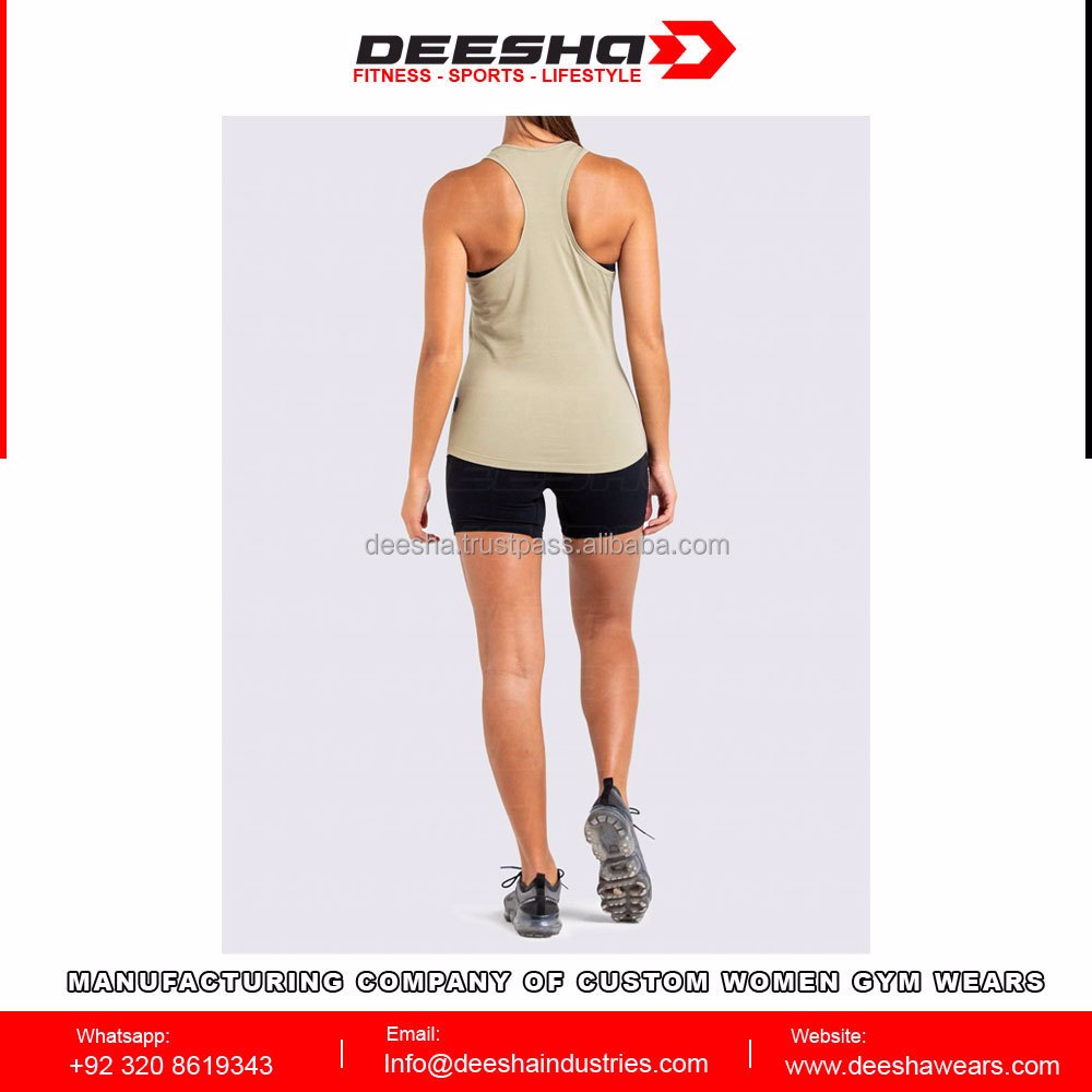 Women's Workout Sleeveless Shirts Skin - view 4