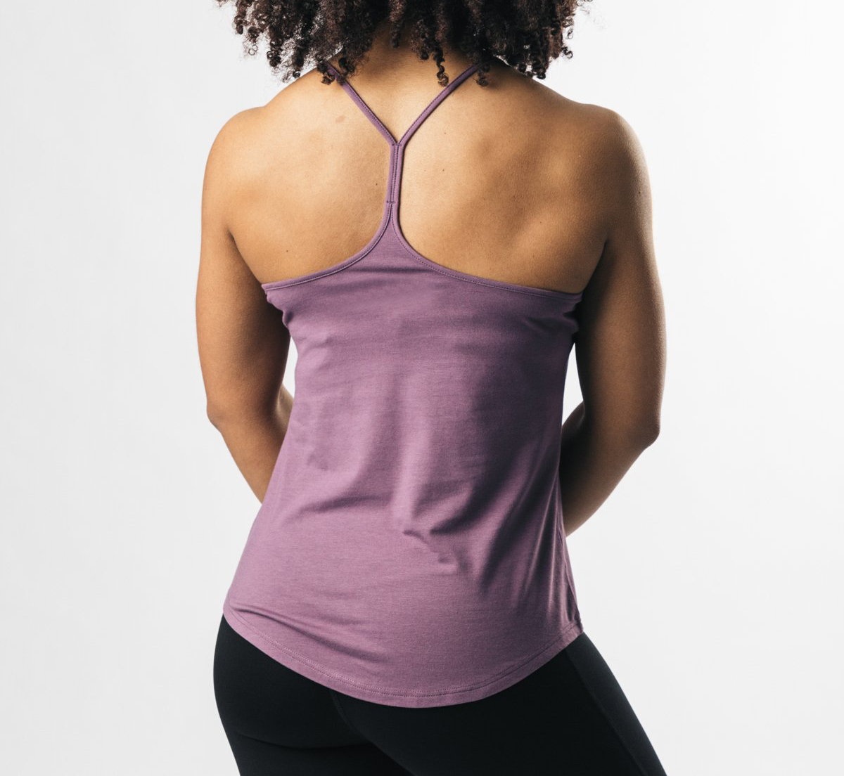 Womens Yoga Tank Tops Loose Fit Purple  - view 23