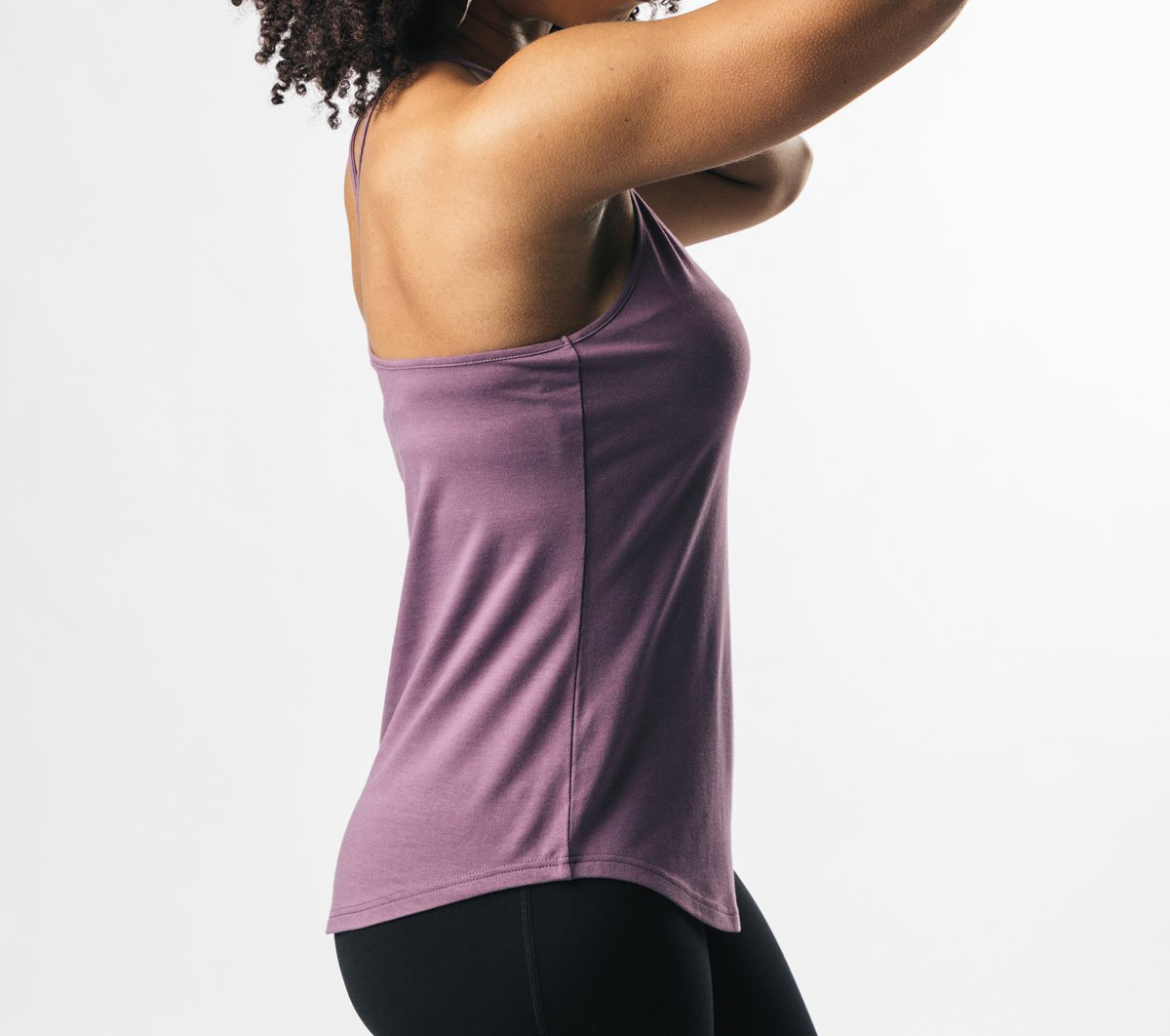 Womens Yoga Tank Tops Loose Fit Purple  - view 25