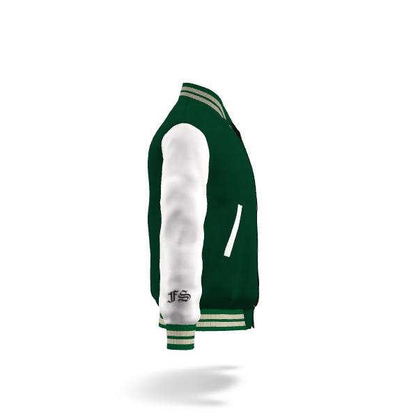 New High Quality Varsity Jacket With Company Name and Logo Print With Mix Color Style From Pakistan - view 3