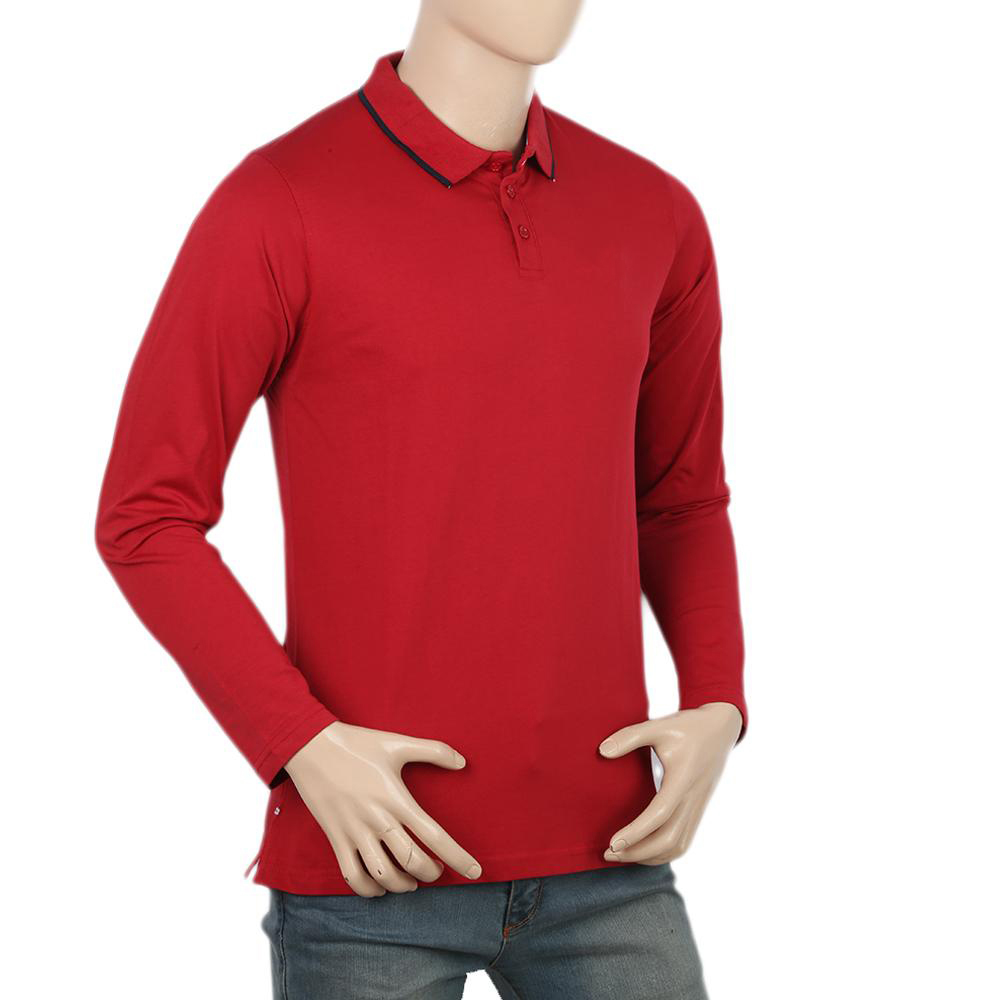 Men's Eminent Full Sleeves Polo T-Shirt - Red - view 5