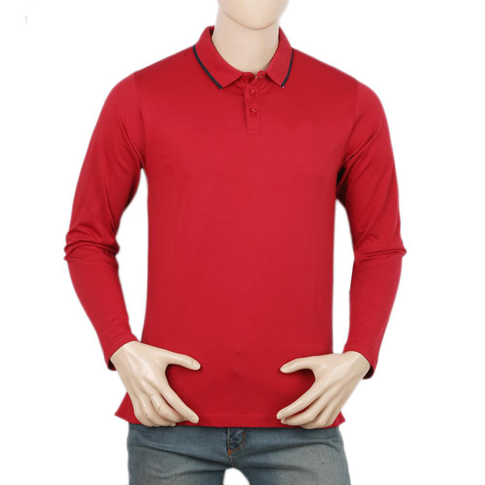 Men's Eminent Full Sleeves Polo T-Shirt - Red - view 6