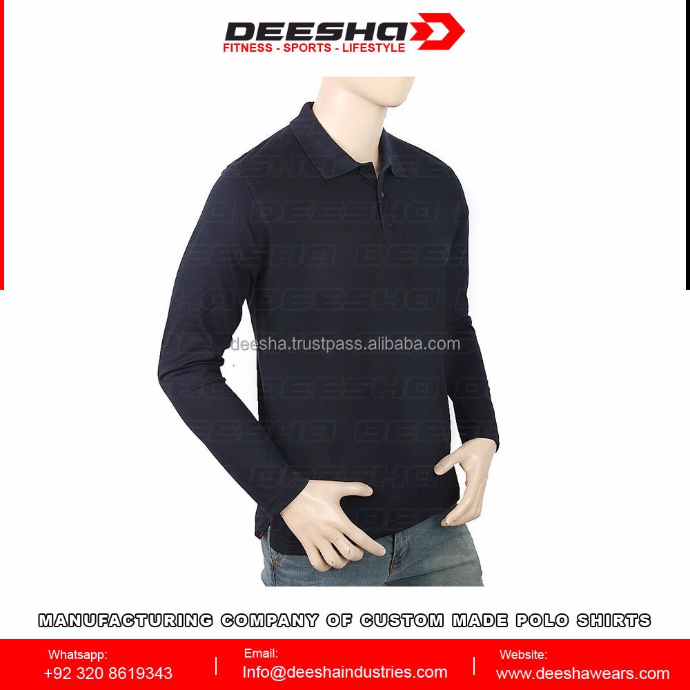 Men's Full Sleeves Plain Polo T-Shirt - Rust  - view 2