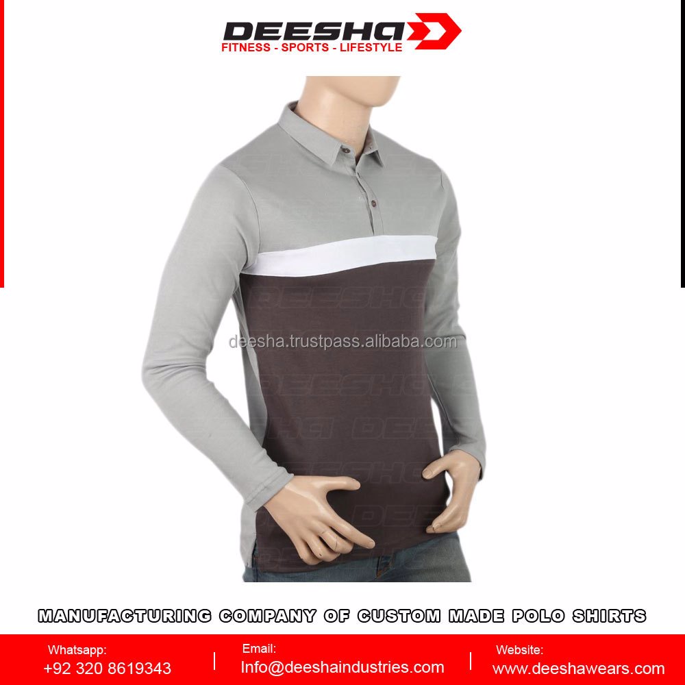 Men's Eminent Full Sleeves Polo T-Shirt Black - view 2