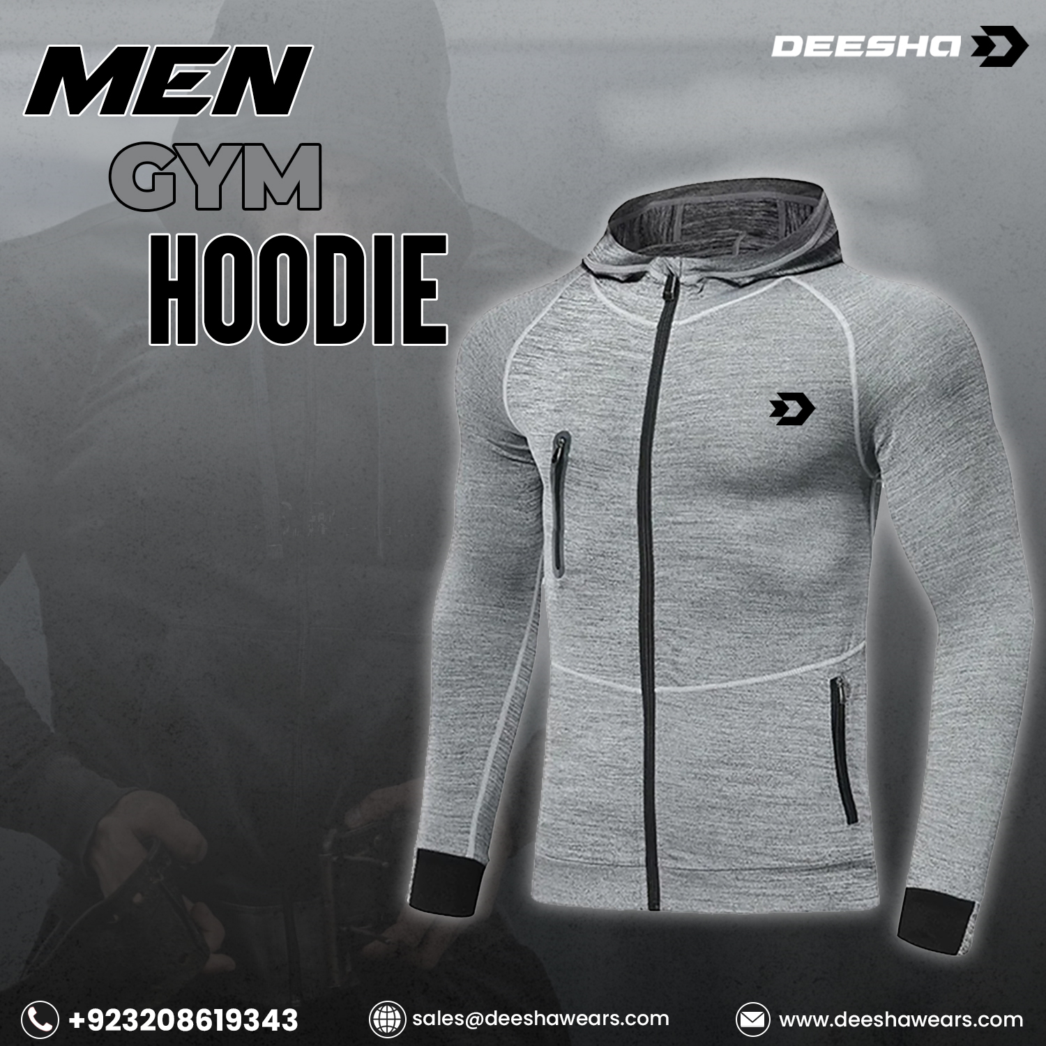 Men Gym Sweat Shirts MGS1 - view 6