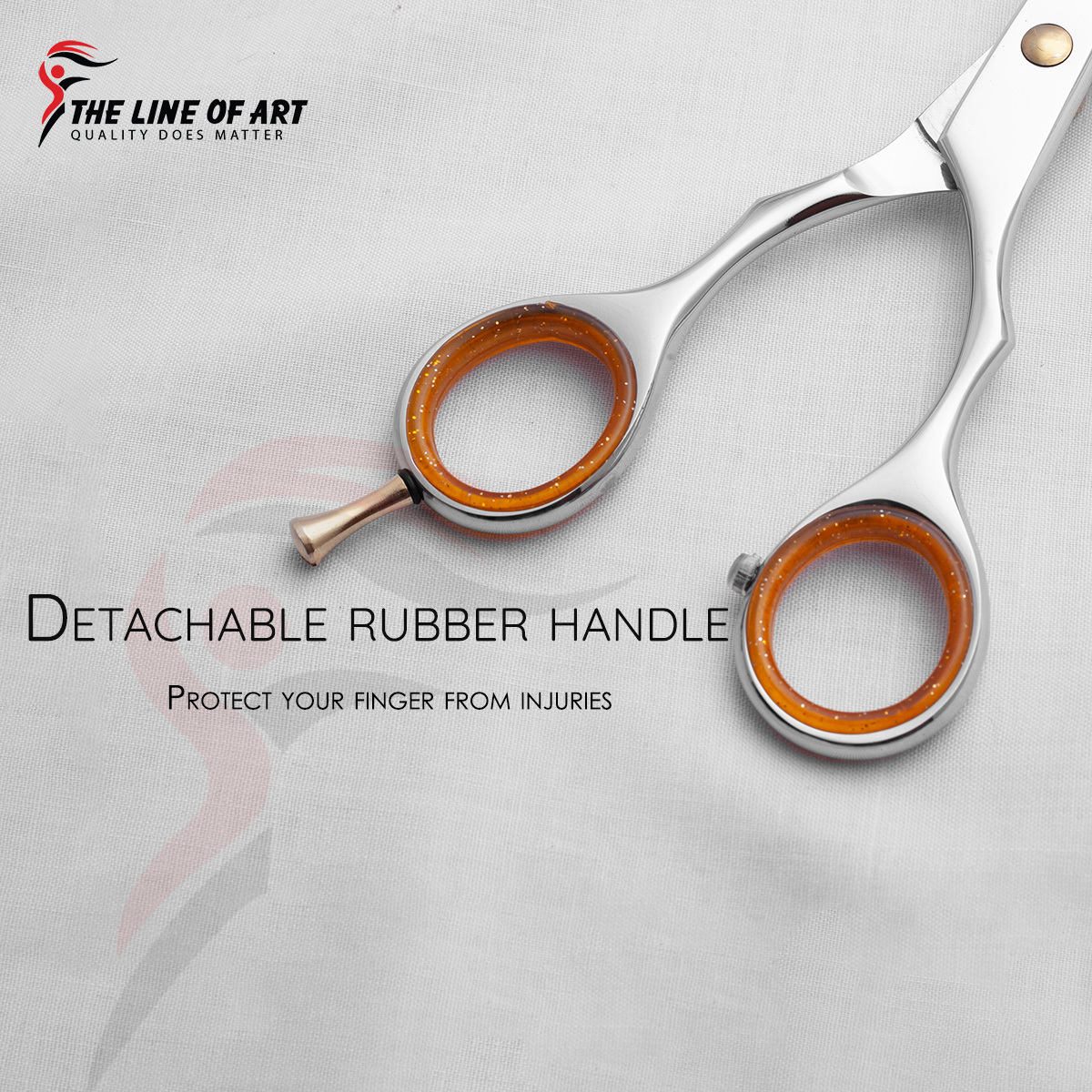White Silver Color Hair Dresser Scissors Kti (2-PC) - view 19