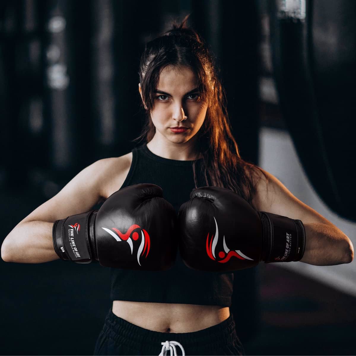 TLA Leather Boxing Gloves Men & Women, 10-12-14-16 OZ Muay Thai, Kickboxing, MMA - view 13