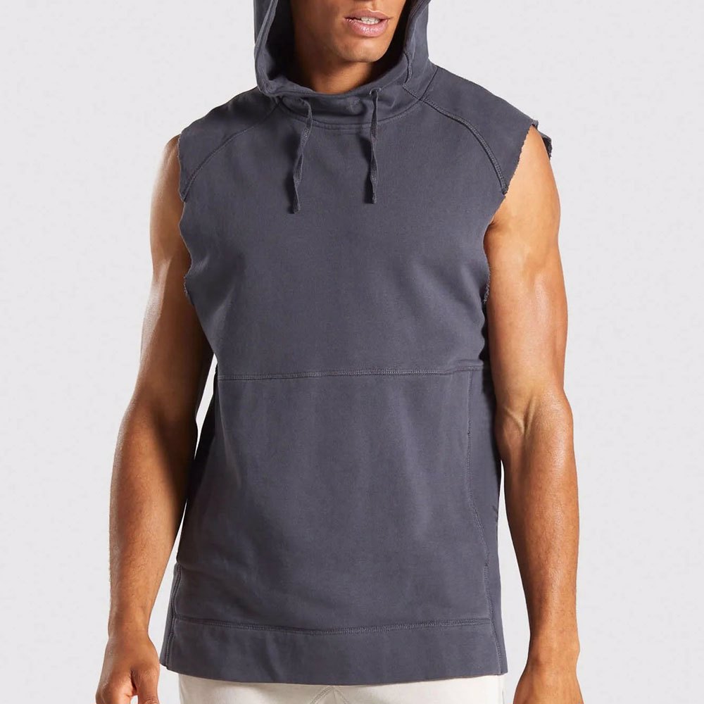 Men Gym Sleeveless Hoodies MGH2 - view 7