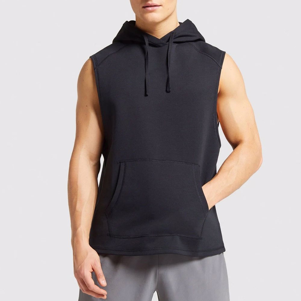Men Gym Sleeveless Hoodies MGH5 - view 4
