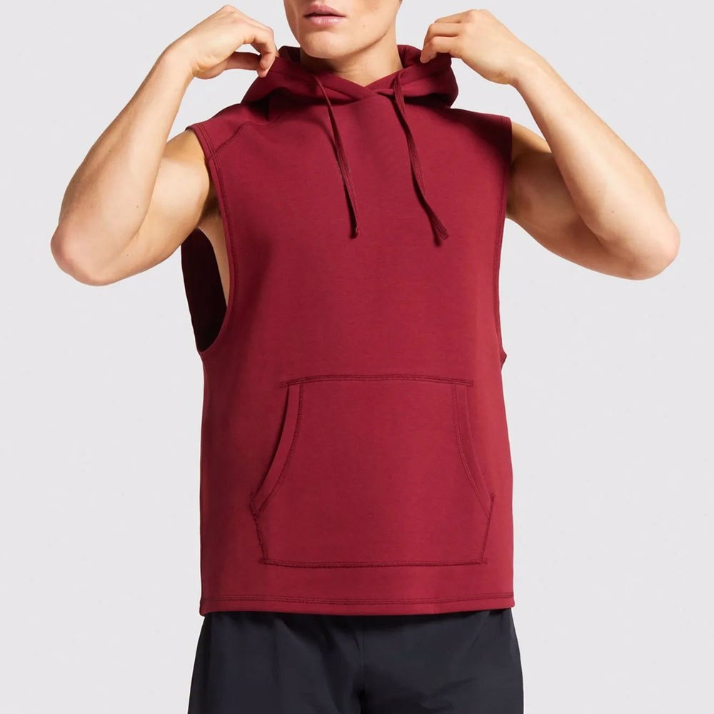 Men Gym Sleeveless Hoodies MGH6 - view 7