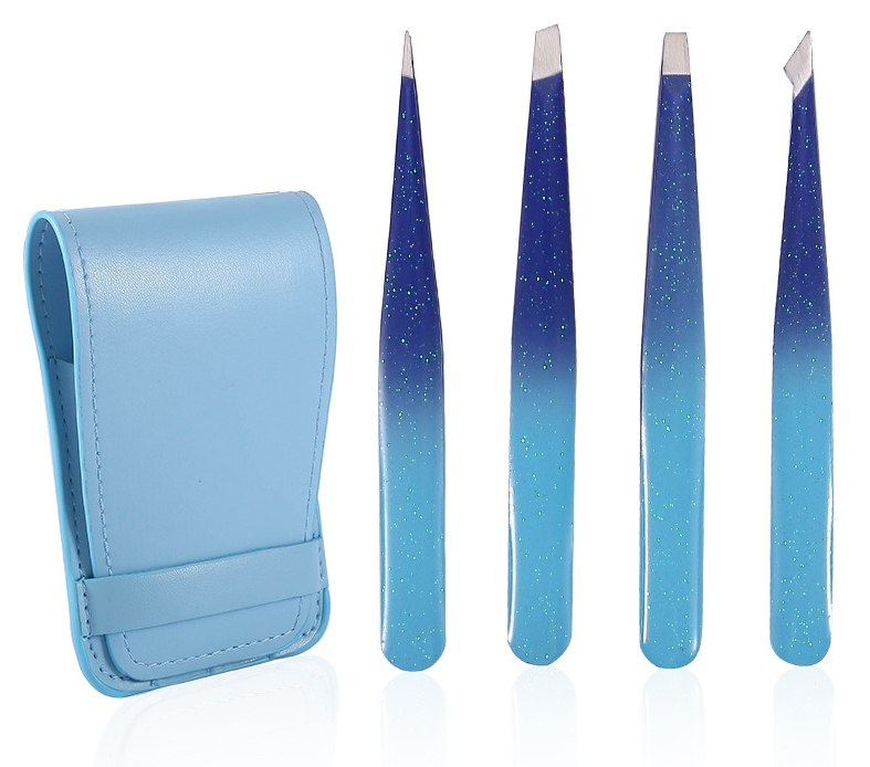 Micro Tip Tweezers Blue Plasma Coating Tweezers Extra Grip New Feature Eyelash Extension Tweezers