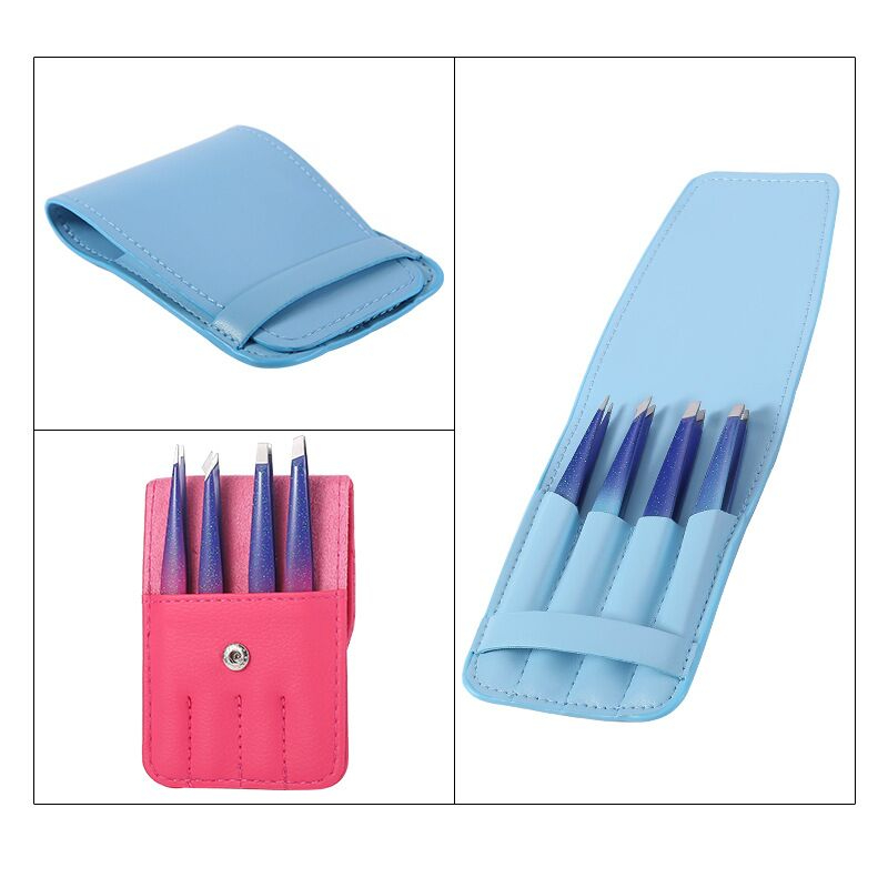 Micro Tip Tweezers Blue Plasma Coating Tweezers Extra Grip New Feature Eyelash Extension Tweezers - view 3