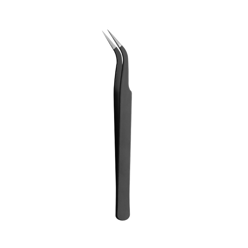 Customization Accepted Stainless Steel Professional Fine Quality Curved Tweezer Volume Lash Tweezers - view 3