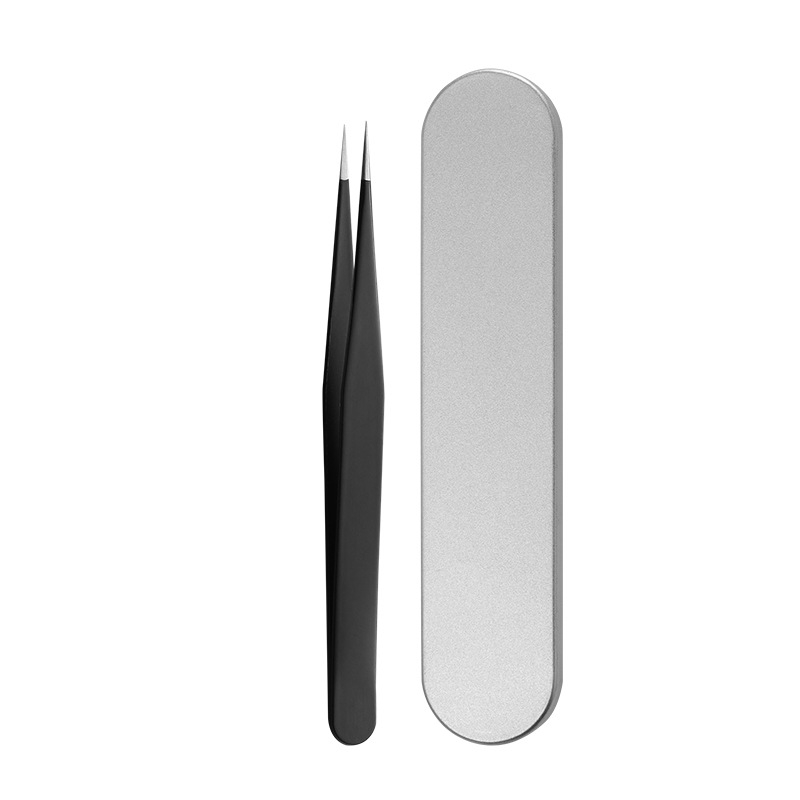 Customization Accepted Stainless Steel Professional Fine Quality Curved Tweezer Volume Lash Tweezers - view 4