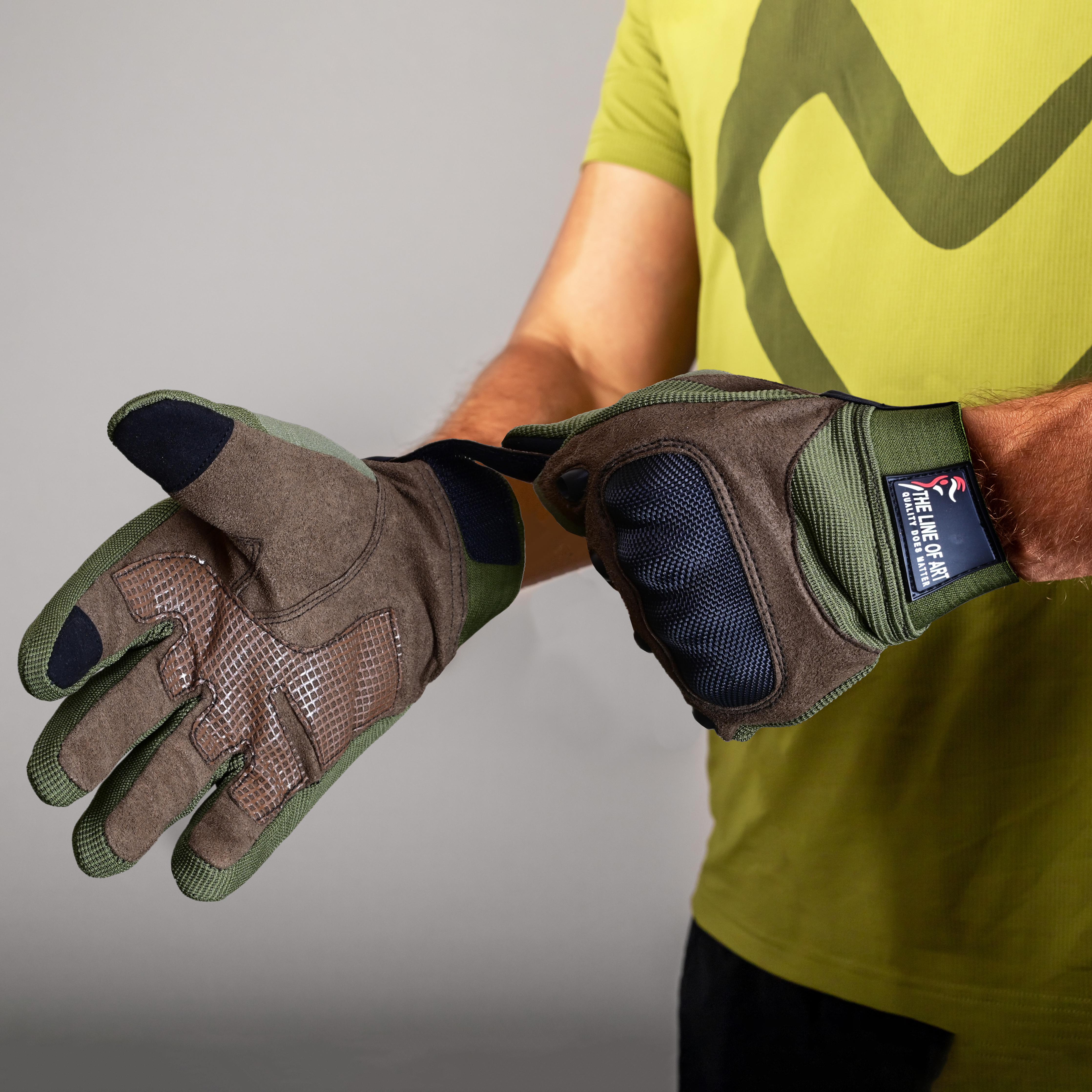 Tactical Gloves with Hard Knuckle, Paintball Shooting Gloves, Touchscreen Capable with Protection - view 6