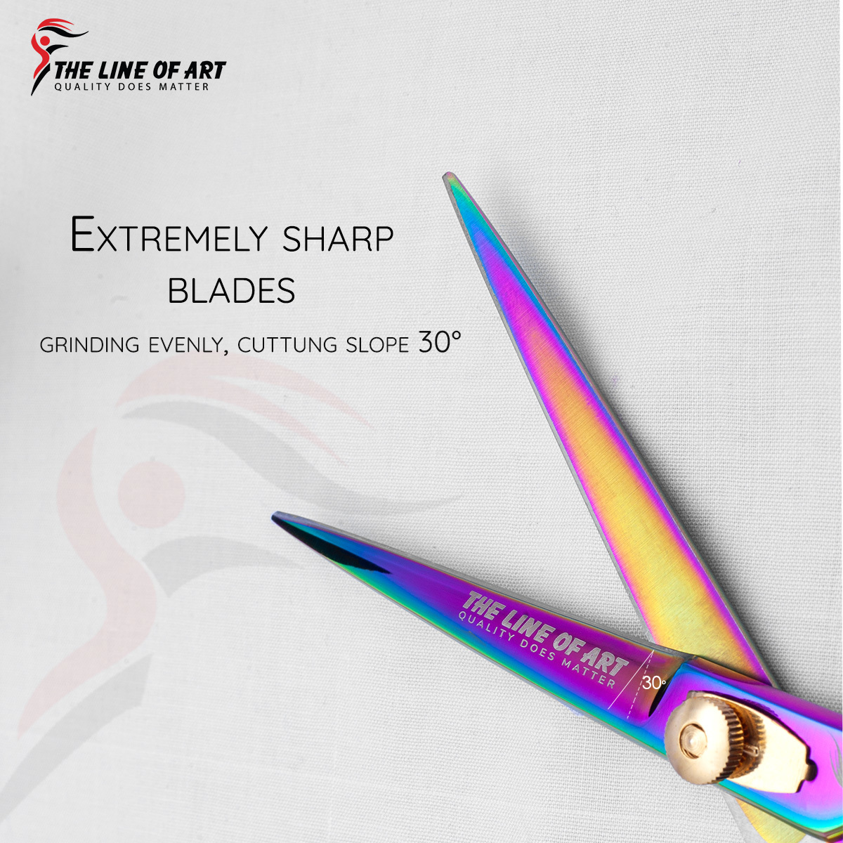 Multi Shaded Cutting Hair Dresser / Barber Scissors - view 3