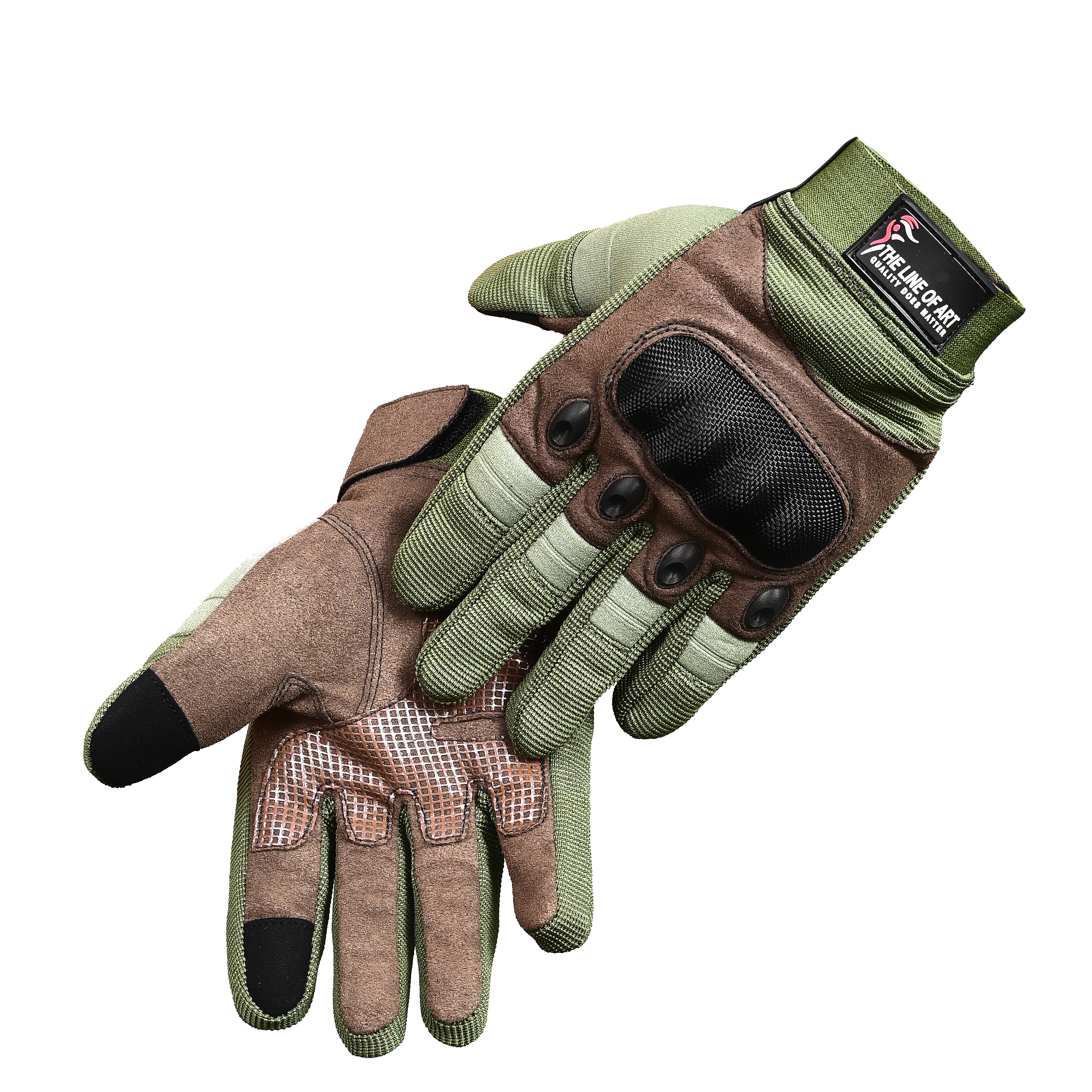 Tactical Gloves with Hard Knuckle, Paintball Shooting Gloves, Touchscreen Capable with Protection