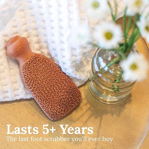 pumicestone/terracotta foot scrubber or dead cell remover