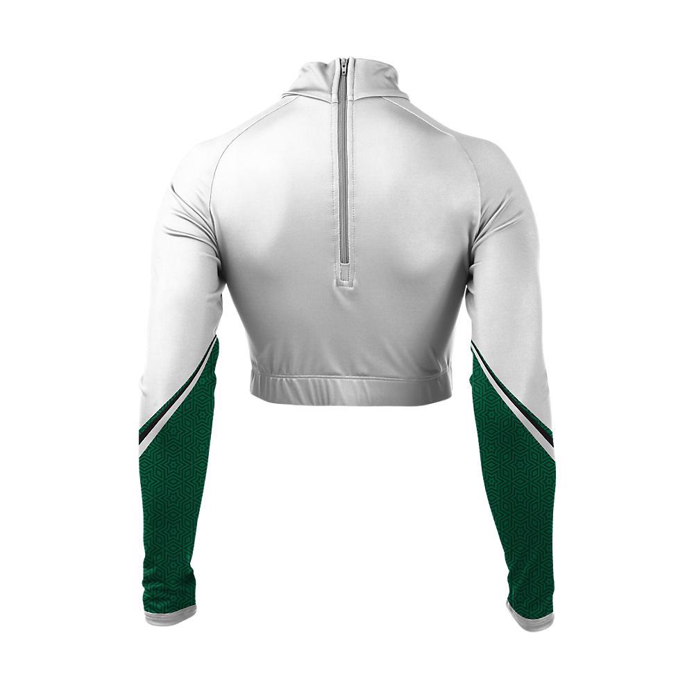 Cheer Mock Neck Bodyliner Shirts Sleem - view 6