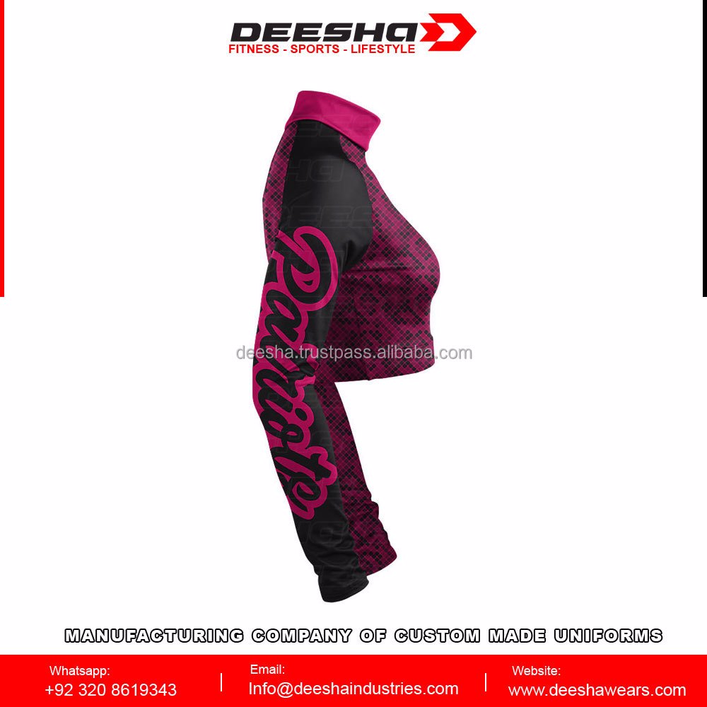 Cheer Mock Neck Bodyliner Shirts Grow - view 3