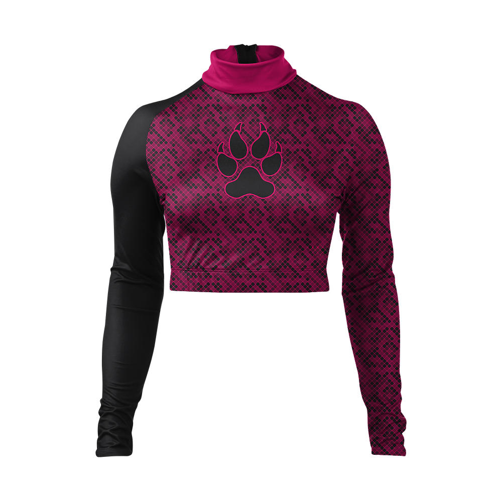 Cheer Mock Neck Bodyliner Shirts Grow - view 5
