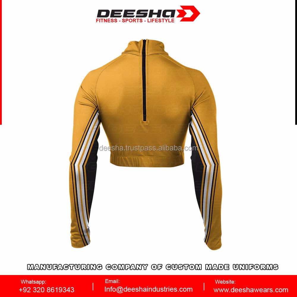 Cheer Mock Neck Bodyliner Shirts Mustangs - view 3