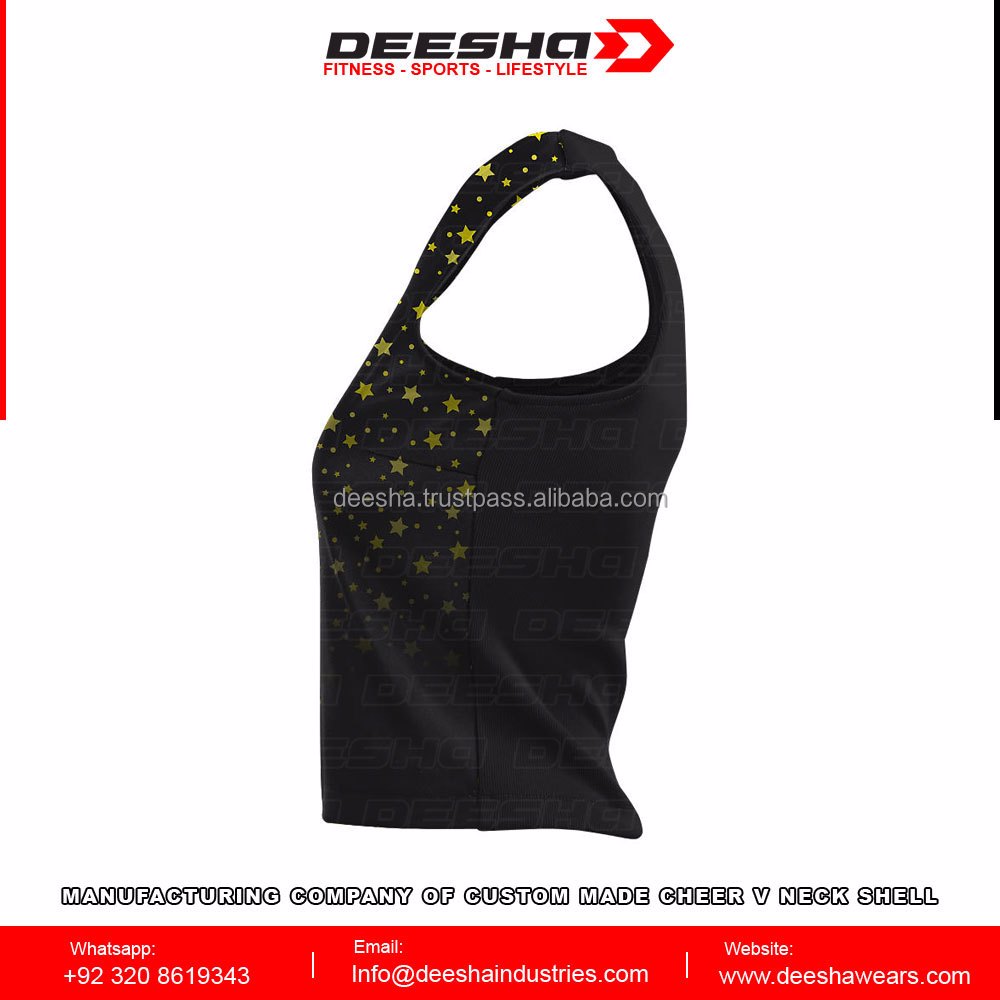 Cheer V Neck Shell Rockets - view 2