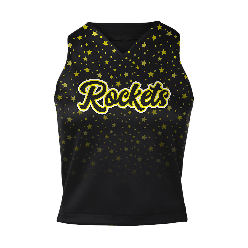 Cheer V Neck Shell Rockets - view 5
