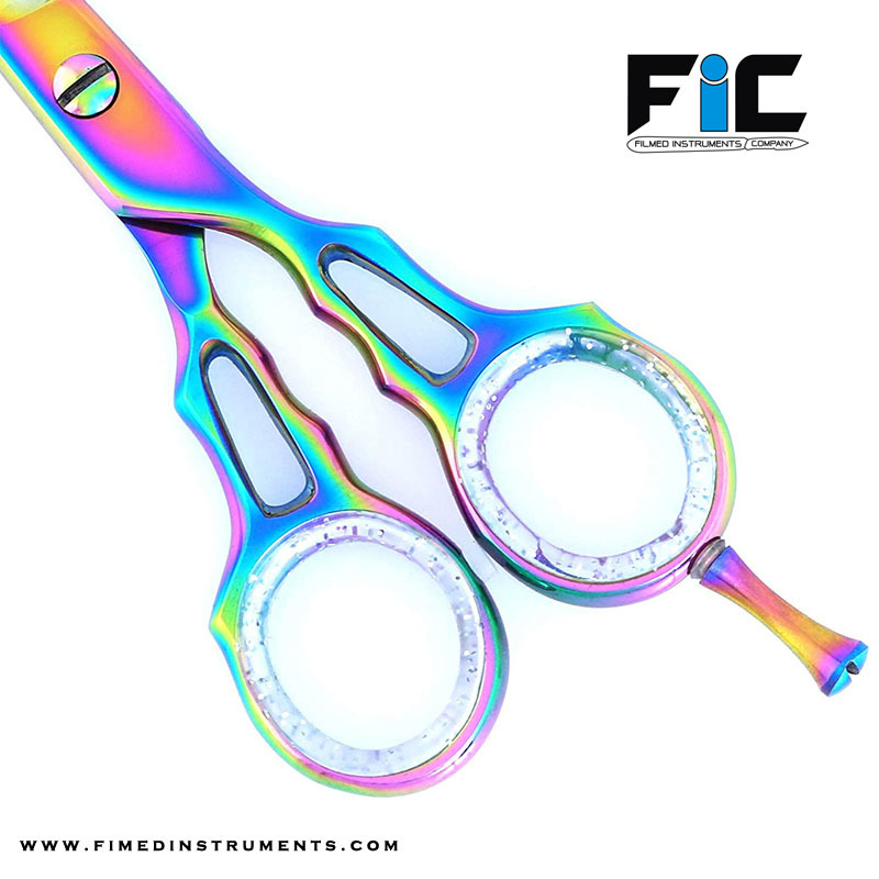 2022 Hot Sale Beard Mustache Hair Dressing Scissors German Hair Cutting Stainless Barber Scissors - view 3