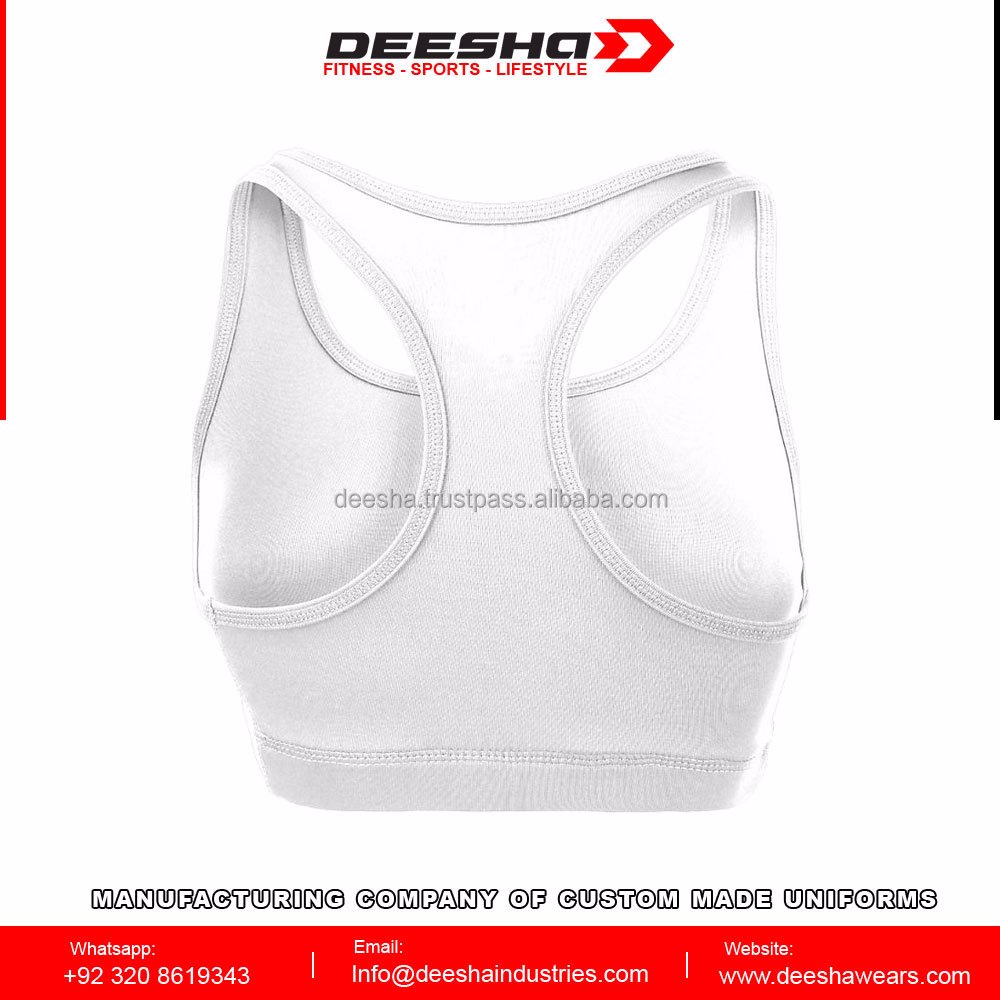Cheer Sports Bra White 