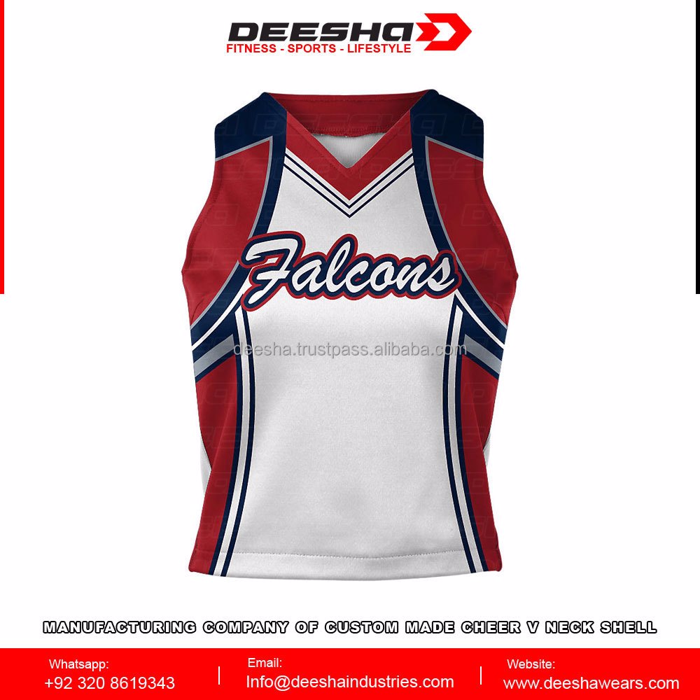 Cheer V Neck Shell Them 