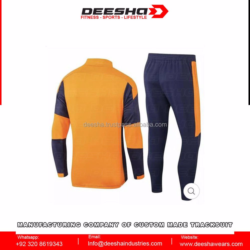Mens Barcelona Hoodie Jacket + Pants Training Suit Red  - view 2