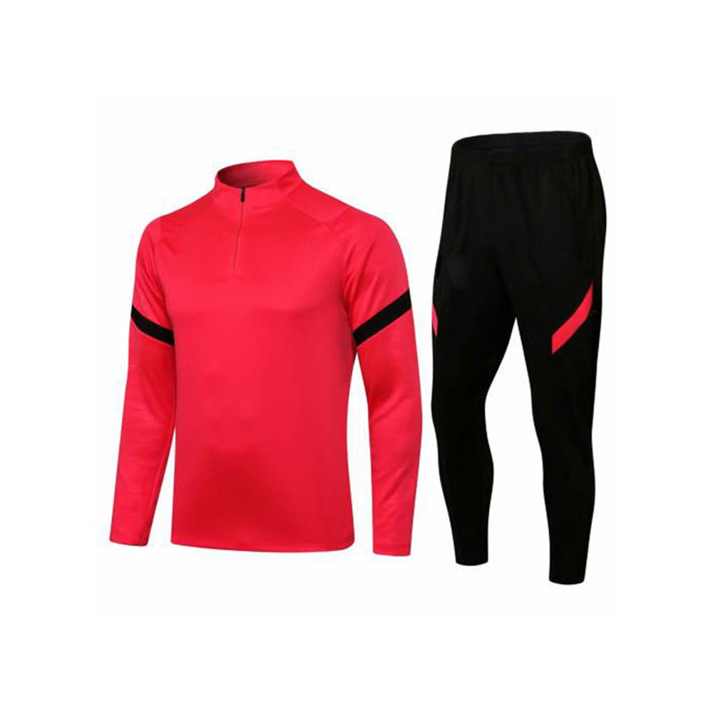 Mens Atletico Madrid Training Suit Red - view 3
