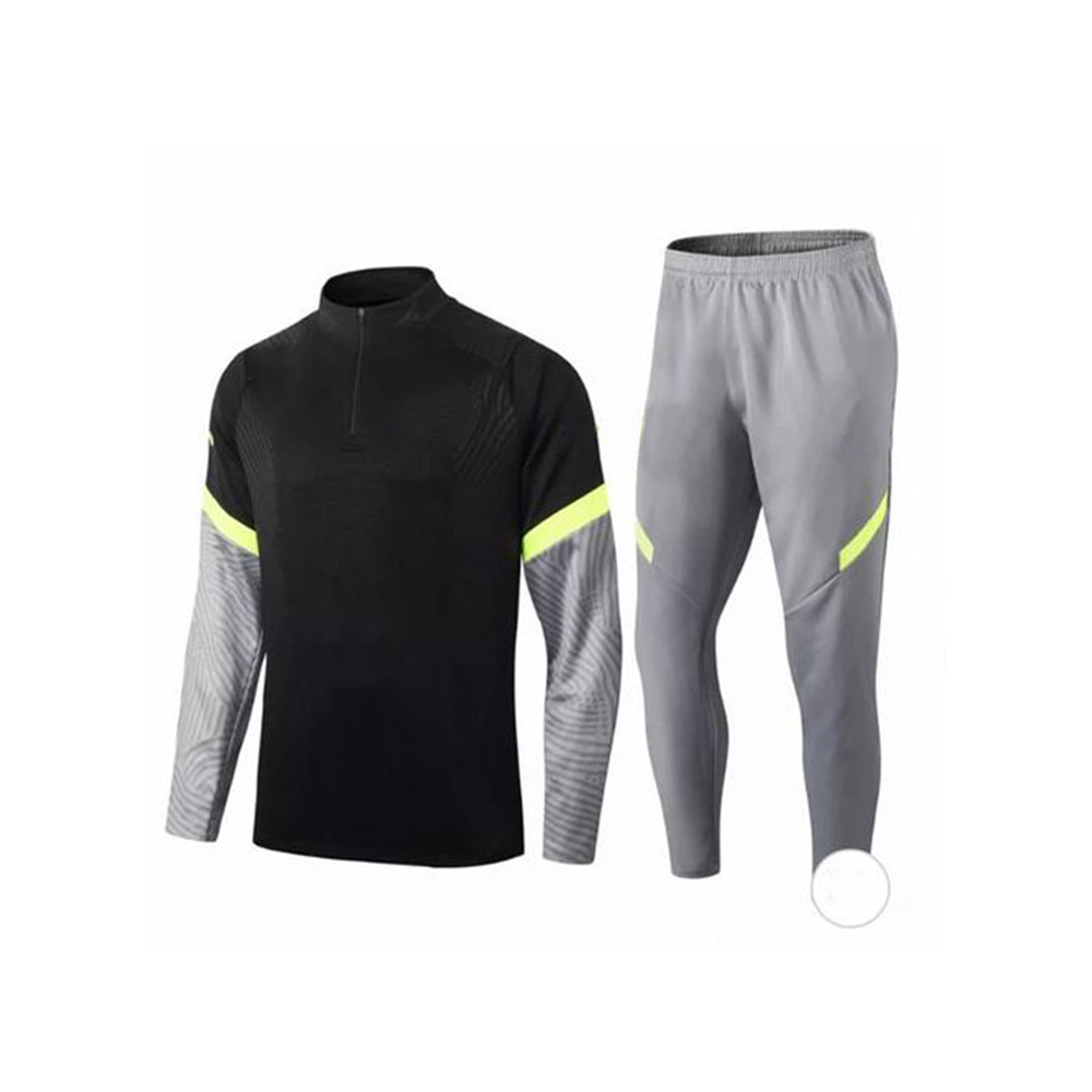Atletico Madrid Training Suit Black-Gray - view 4