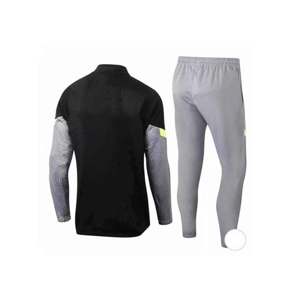 Atletico Madrid Training Suit Black-Gray - view 5
