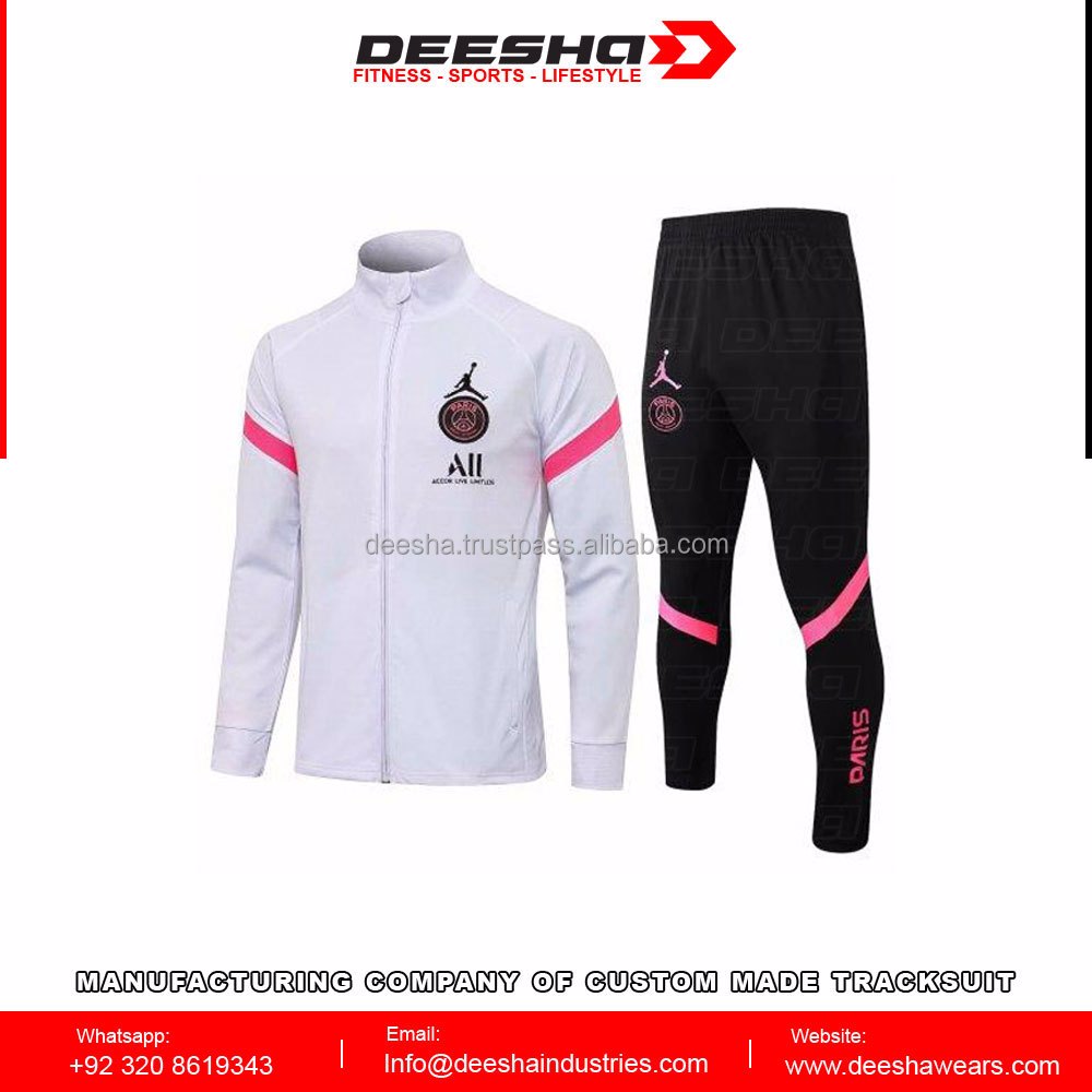Mens Barcelona Jacket + Pants Training Suit Blue 