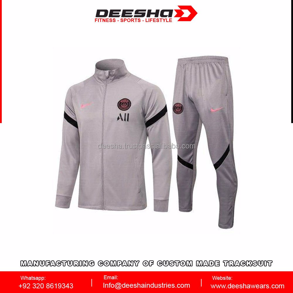 Mens Barcelona Hoodie Jacket + Pants Training Suit Blue - view 2
