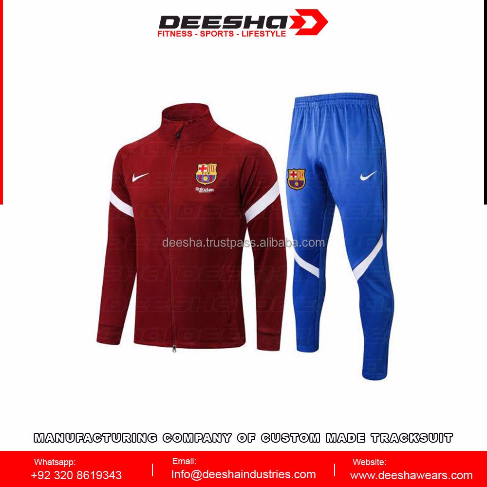 Mens Barcelona Training Suit Black - Green