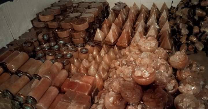 Pink Salt  Wholesale LED Hand made Stone Natural Rock Relax aromatherapy Himalaya Salt Lamp - view 4