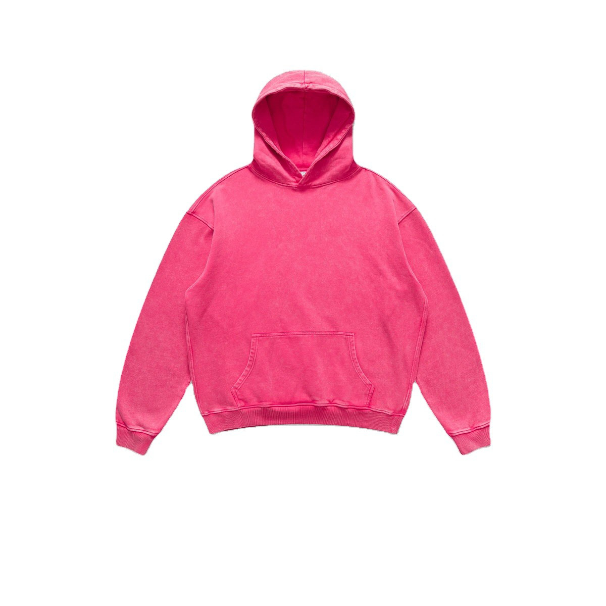 Customized Fleece Fabric Pullover Digital Printing or Embroidery Logo Acid Washed Hoodies For Men - view 4