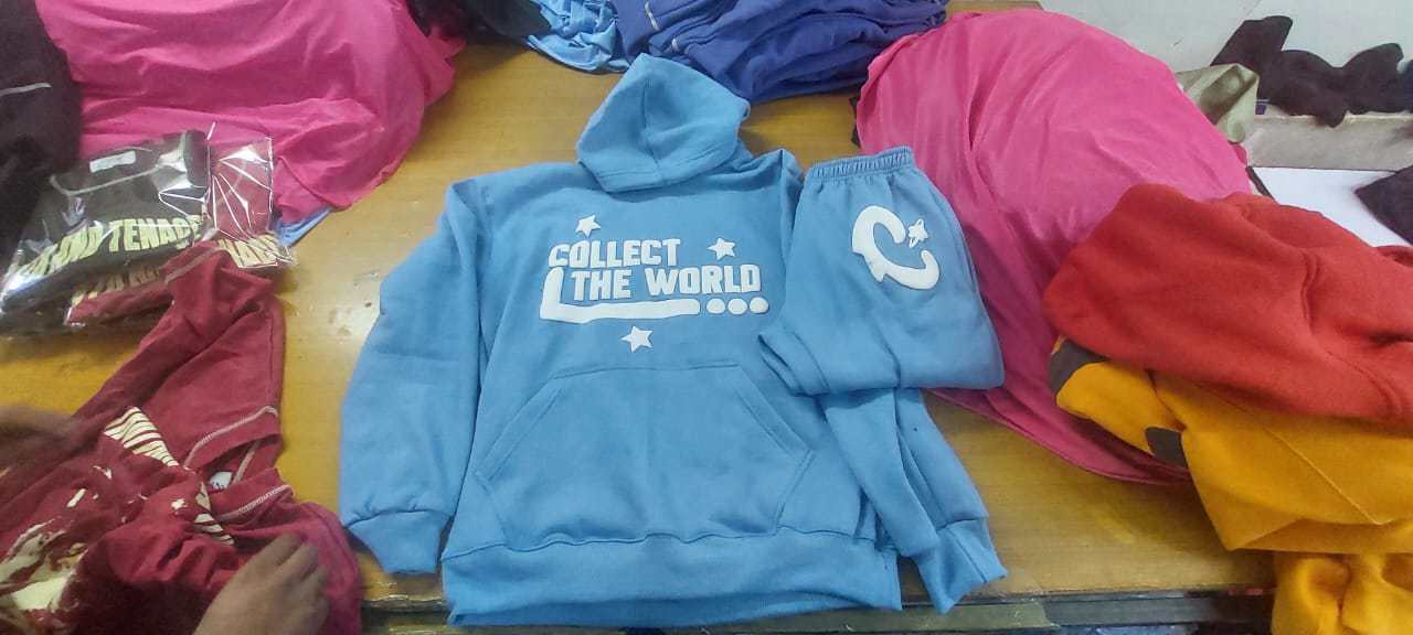  Premium Quality 100% Cotton Fleece Sweat Suit For Men & Women  - view 5