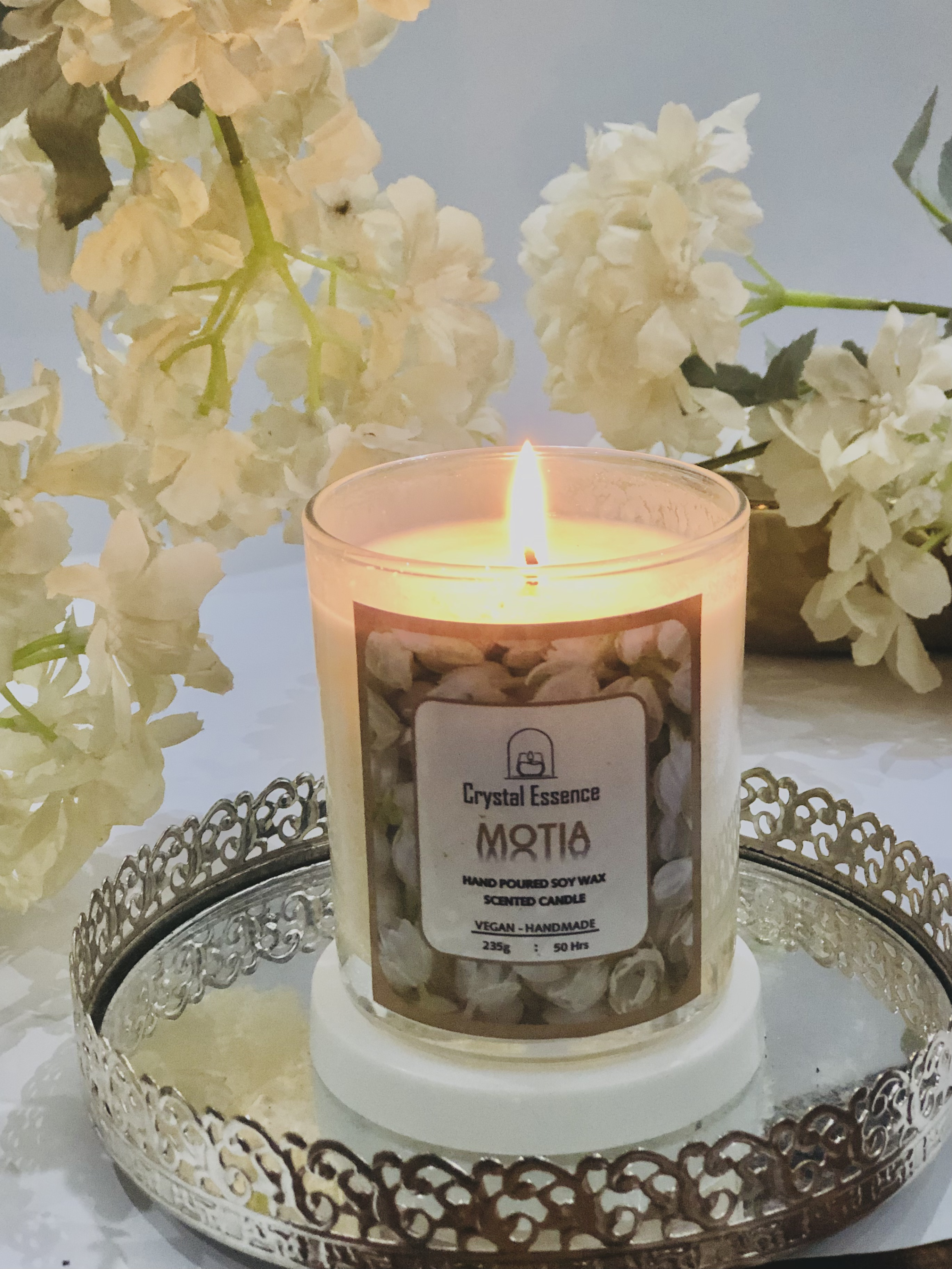 Motia Scented Candle Luxury Different Candle Jar Glass With Logo