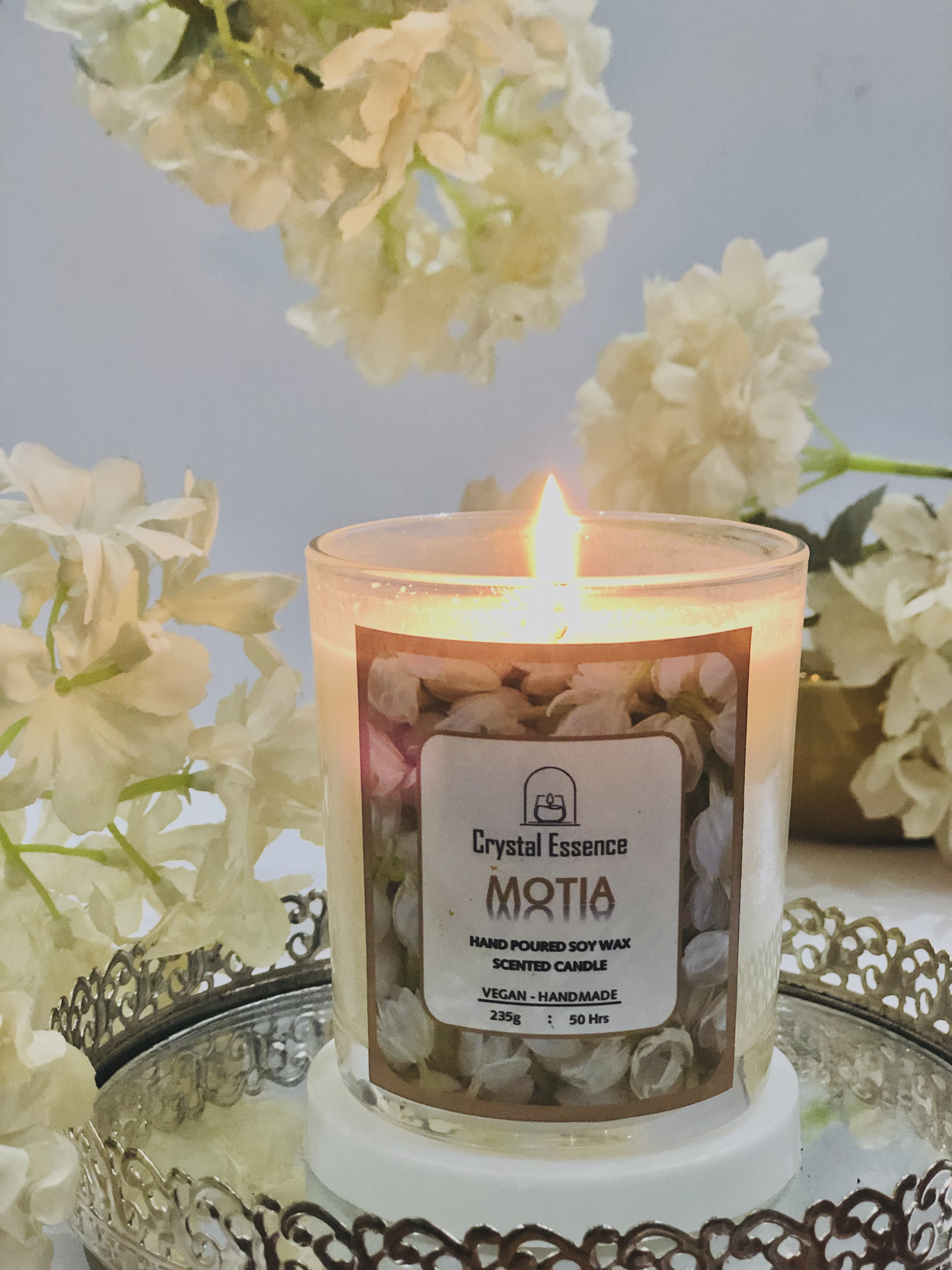 Motia Scented Candle Luxury Different Candle Jar Glass With Logo - view 2