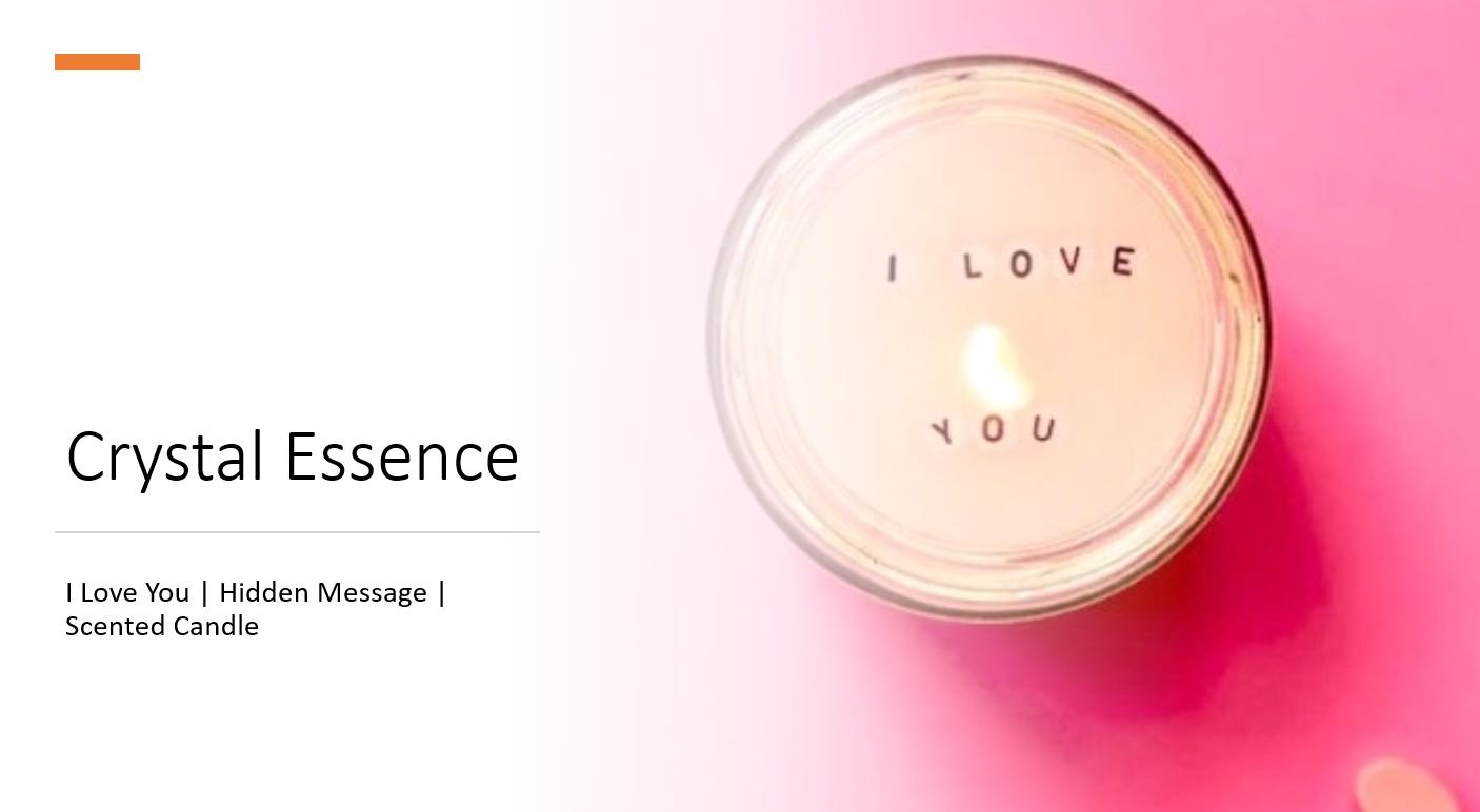 Hidden Message Scented Candle Luxury Different Candle Jar Glass With Logo - view 2