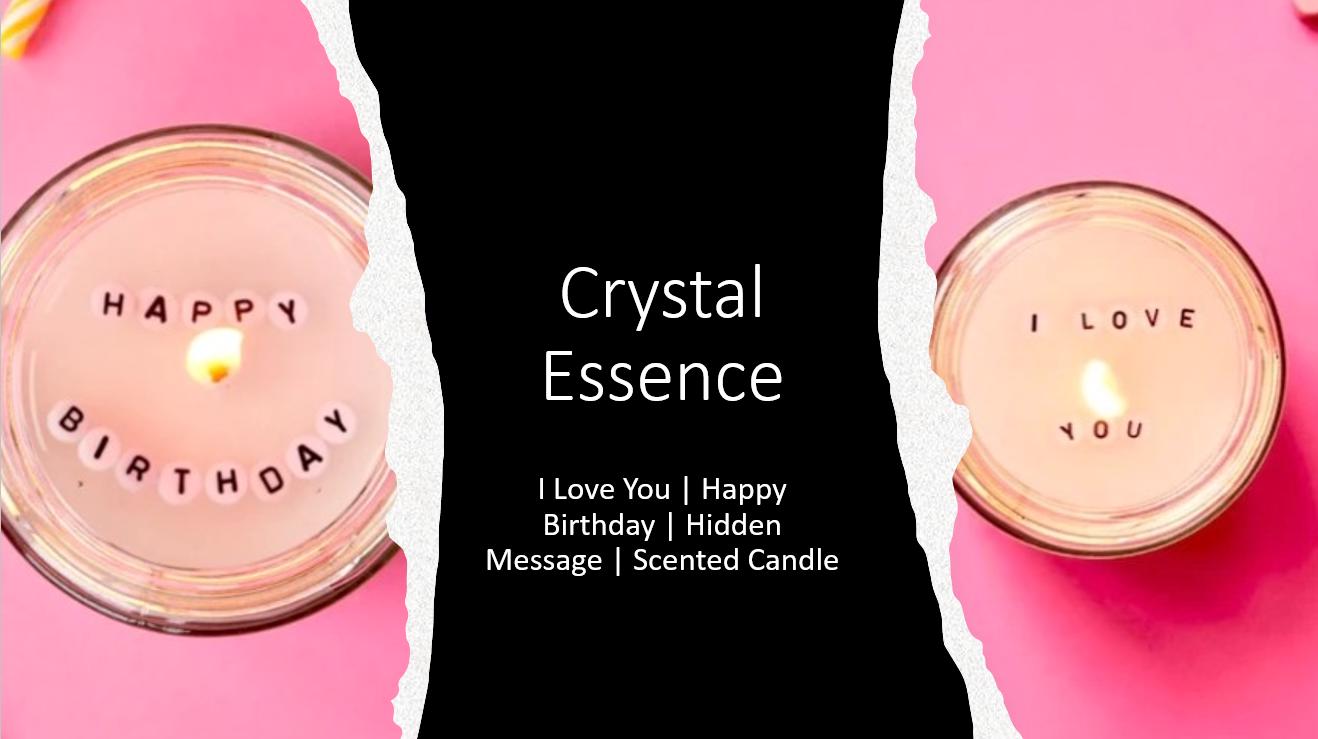 Hidden Message Scented Candle Luxury Different Candle Jar Glass With Logo - view 4