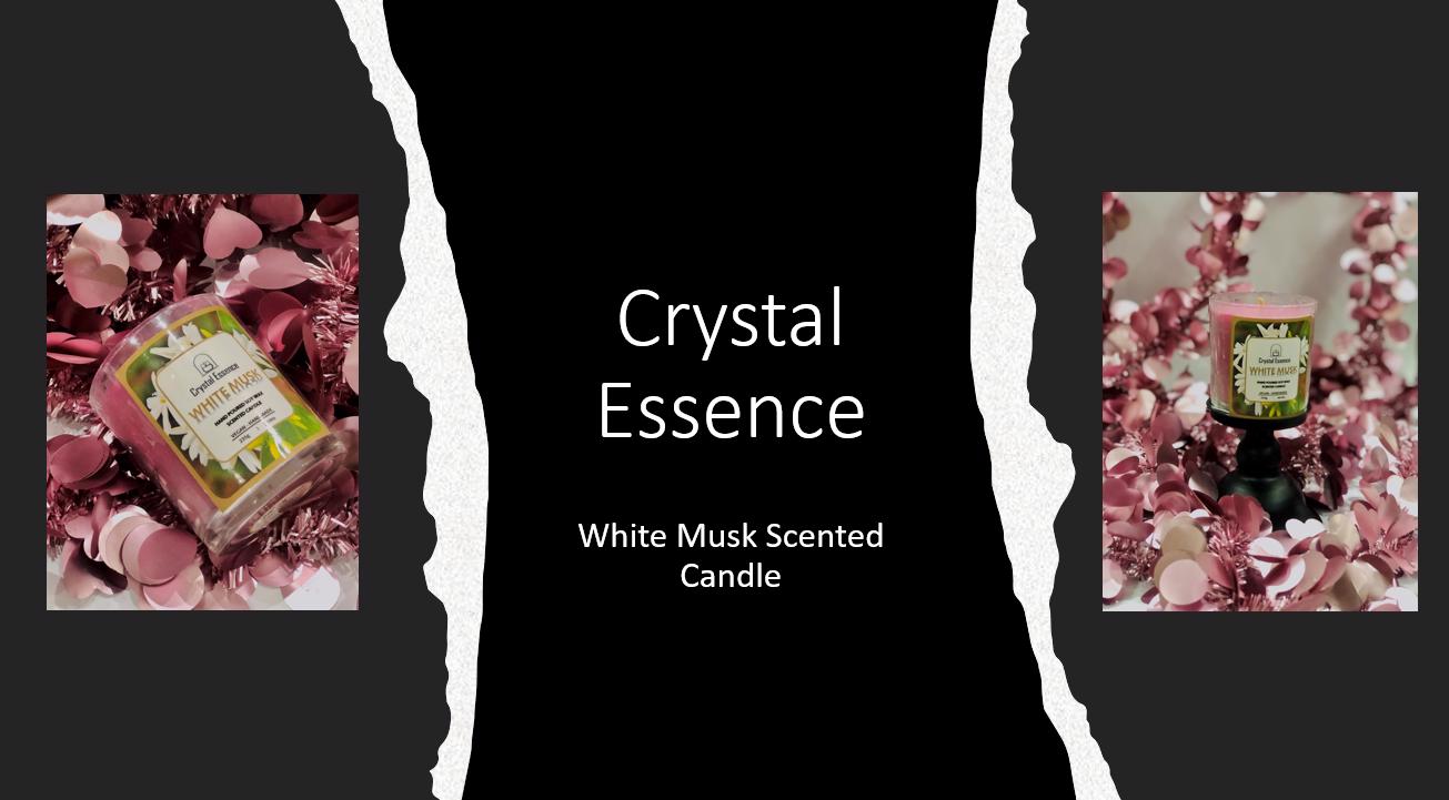 White Musk Scented Candle Luxury Different Candle Jar Glass With Logo - view 4