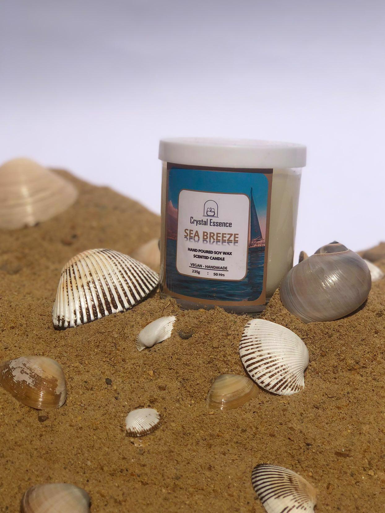 Sea Breeze Scented Candle Luxury Different Candle Jar Glass With Logo - view 2