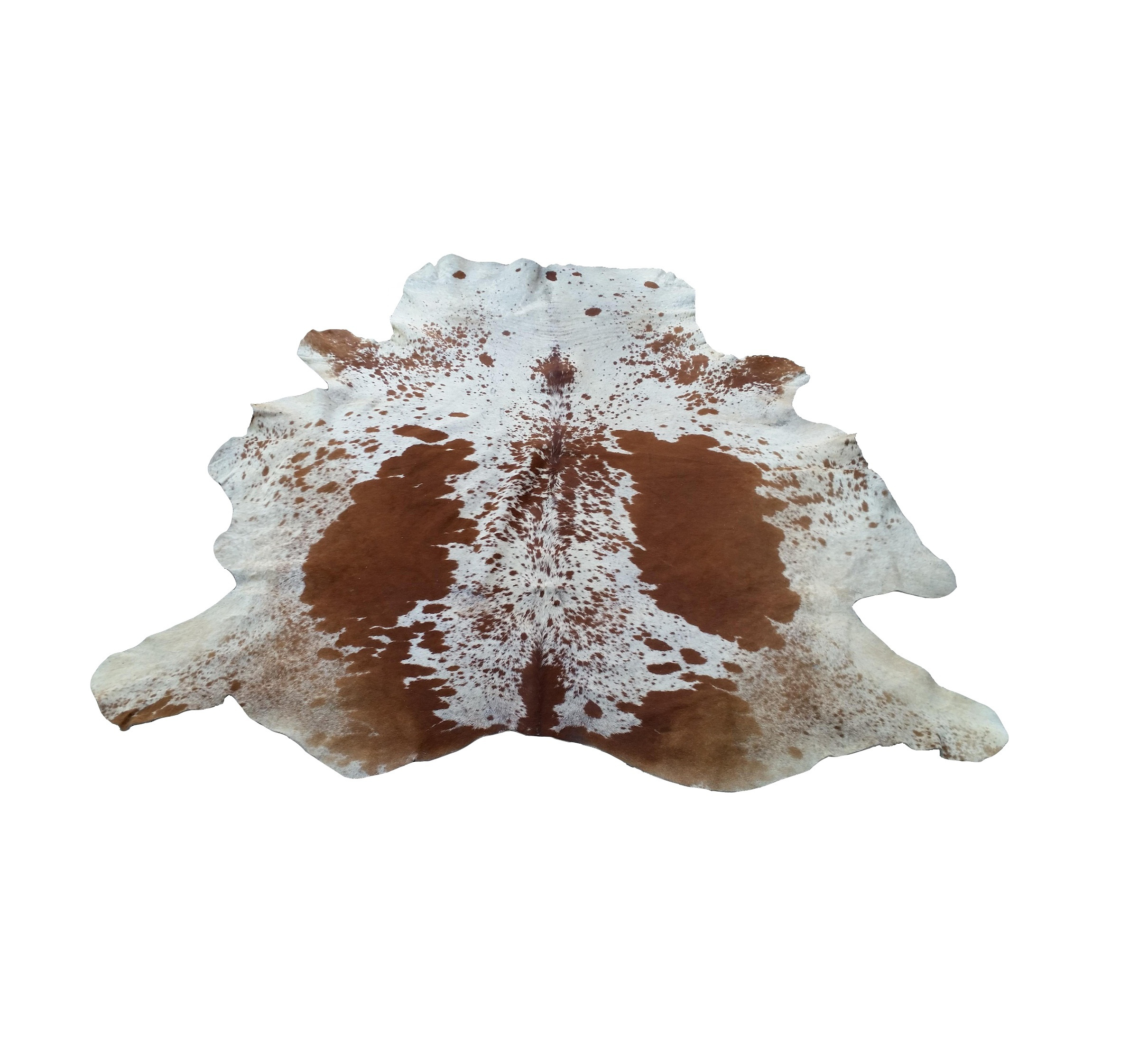 New and Top Quality Tan & White Cowhide upholstery leather for Arm Chair/Leather Chair 