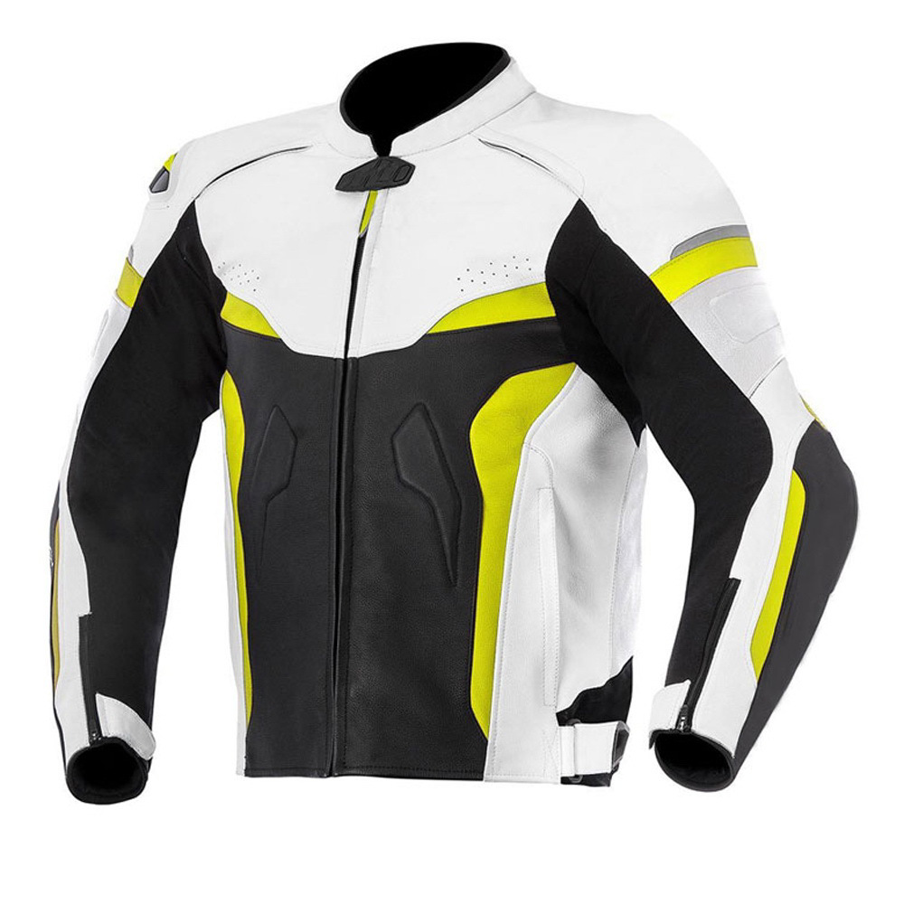 Customize Men's Motorbike Leather Jacket