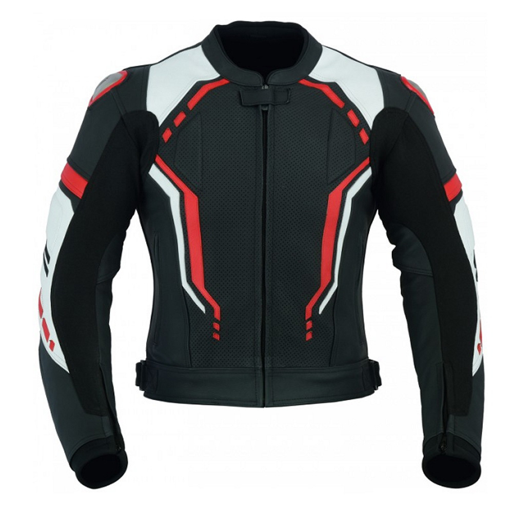 Customize Men's Motorbike Leather Jacket - view 3